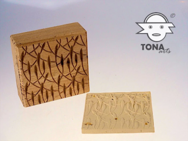 Endlosstempel aus Hartholz